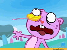 HTF character panicked