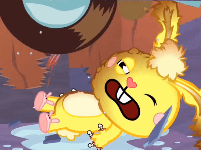 HTF yellow character falling